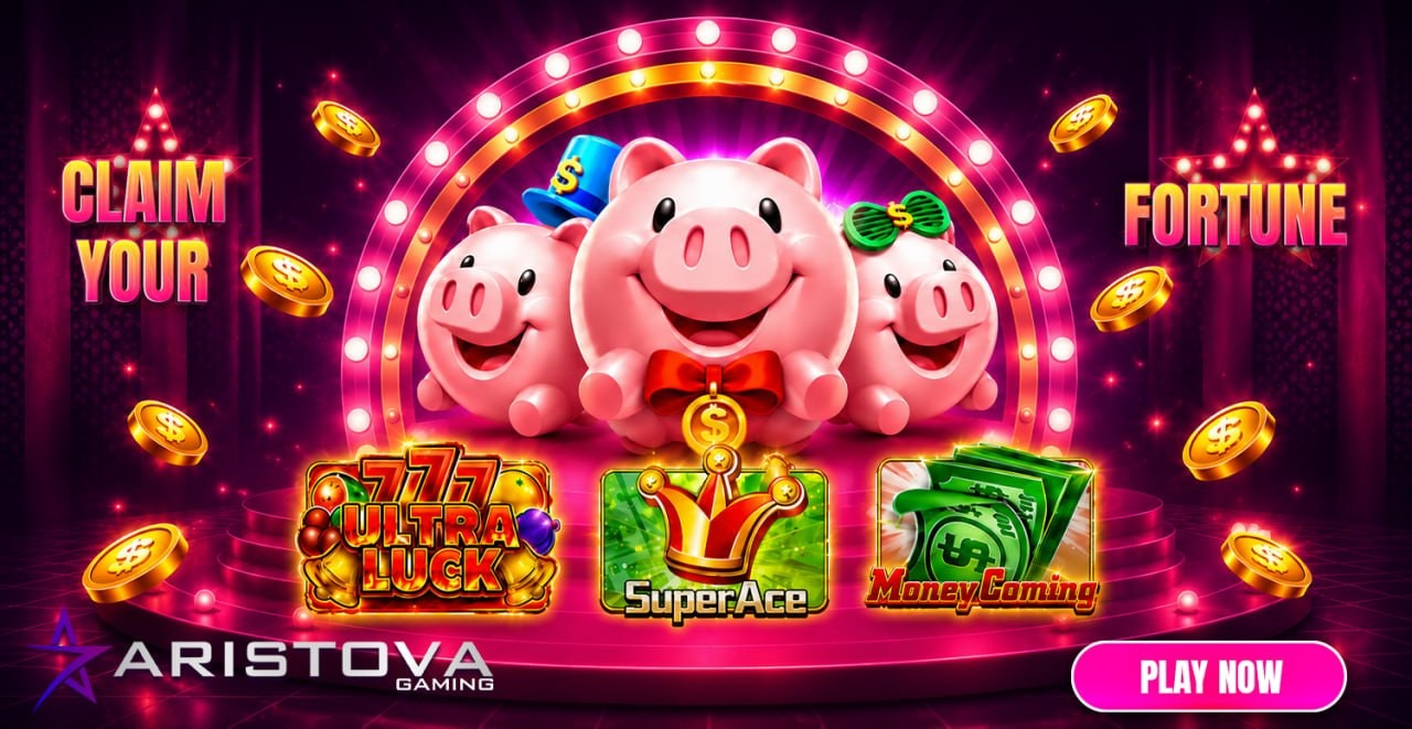Aristova fortune game collection with 777 Ultra Luck, Super Ace, and Money Coming