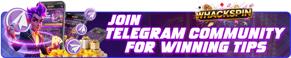 Join the Whackspin Telegram community